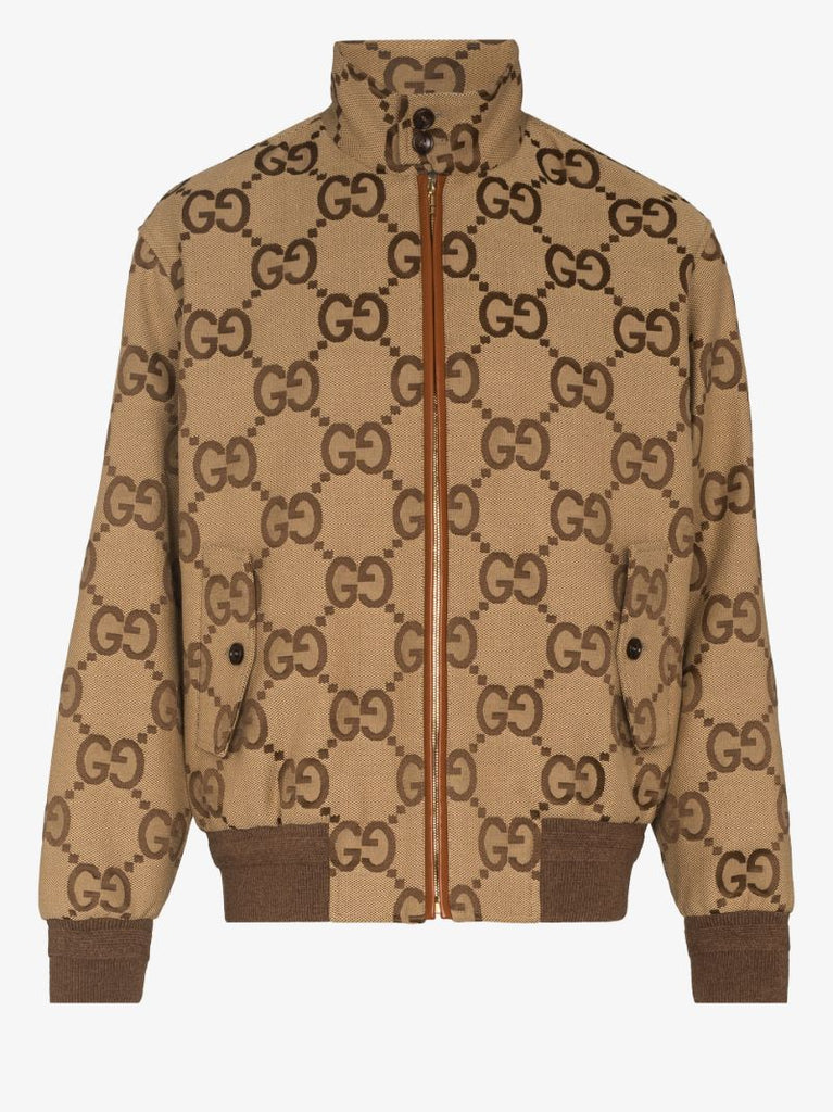 Brown Gg Supreme Bomber Jacket