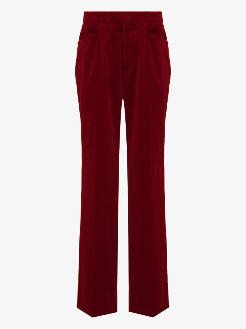 Tailored Velvet Trousers