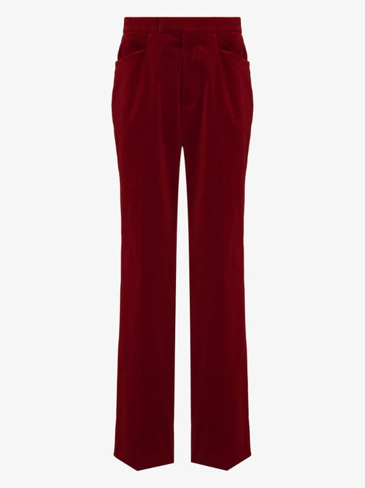 Tailored Velvet Trousers