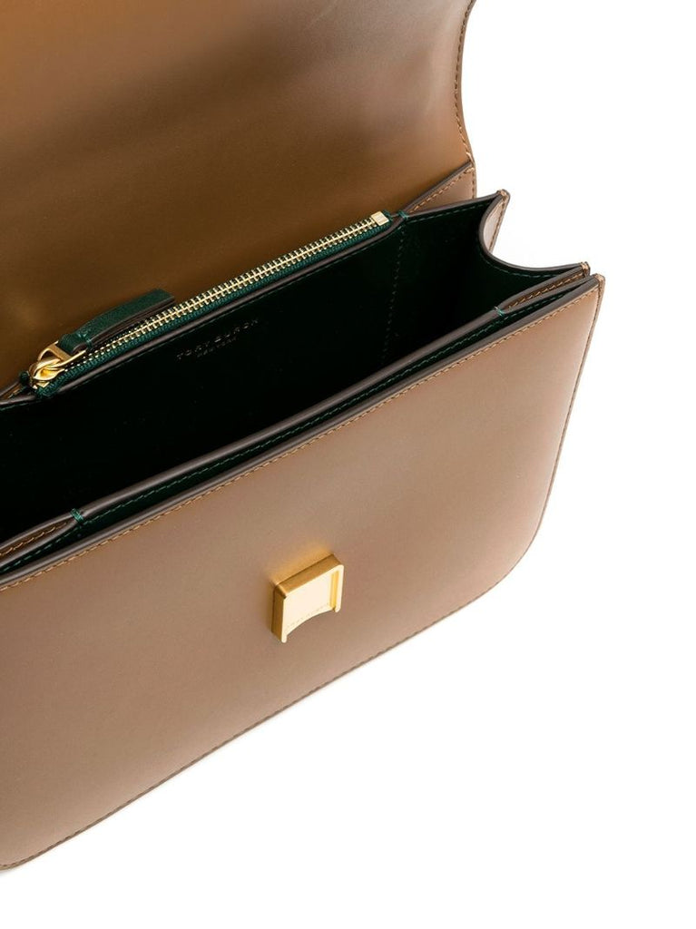 Brown Eleanor Leather Cross Body Bag