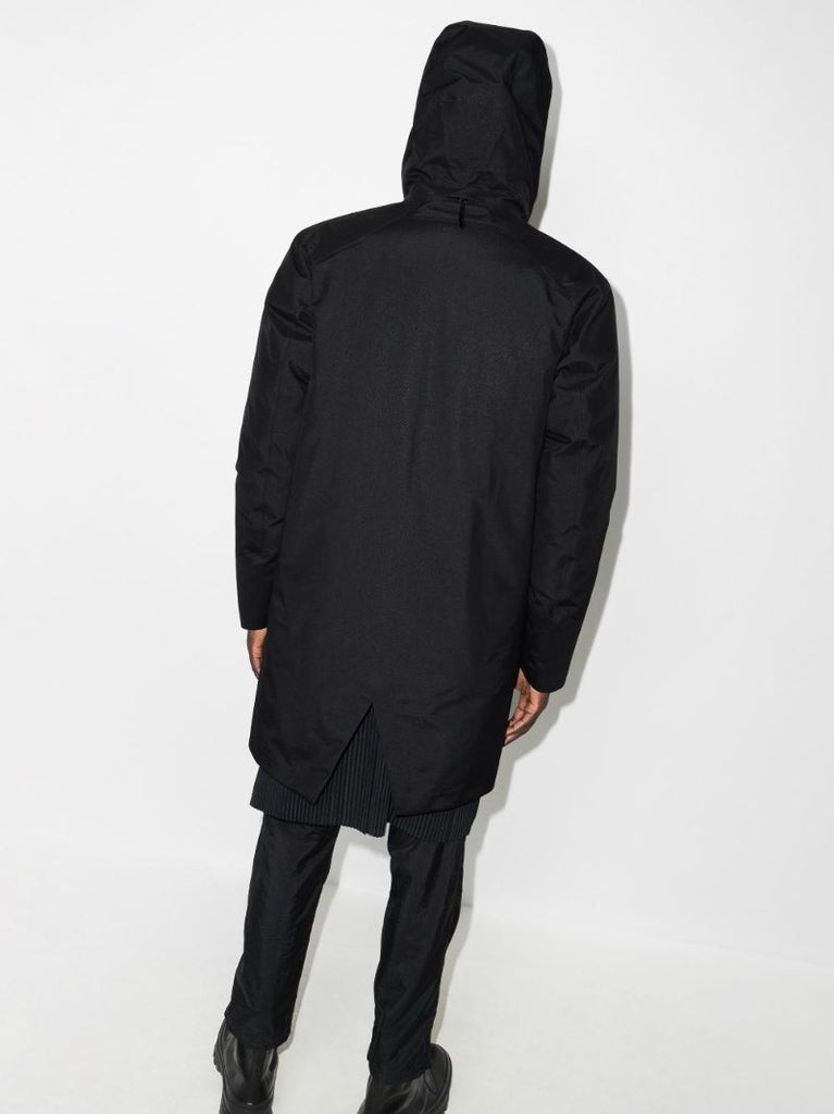 Black Monitor Hooded Coat