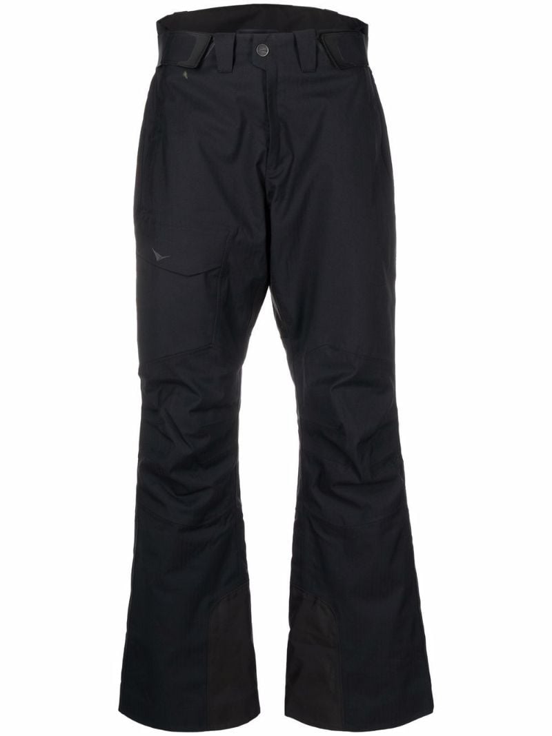 Black Flared Ski Trousers