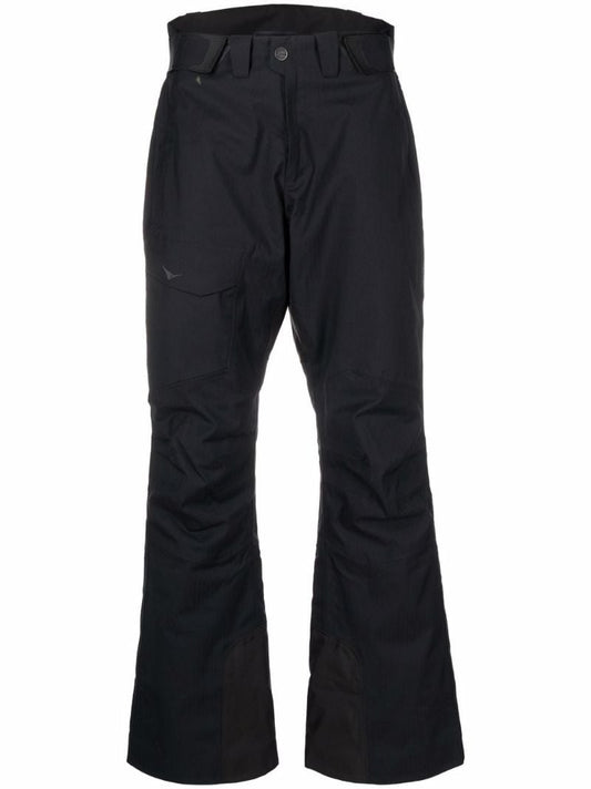 Black Flared Ski Trousers
