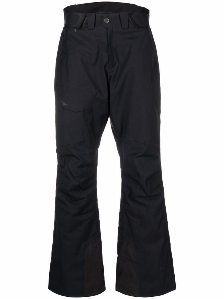 Black Flared Ski Trousers