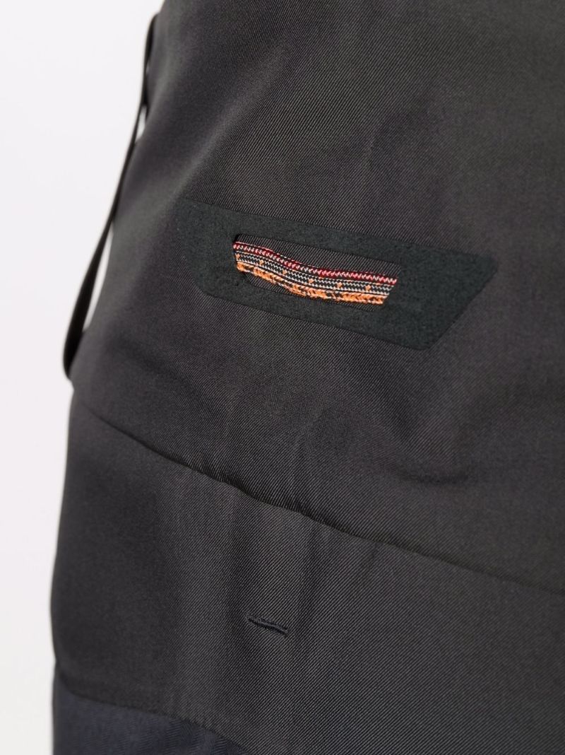 Black Flared Ski Trousers