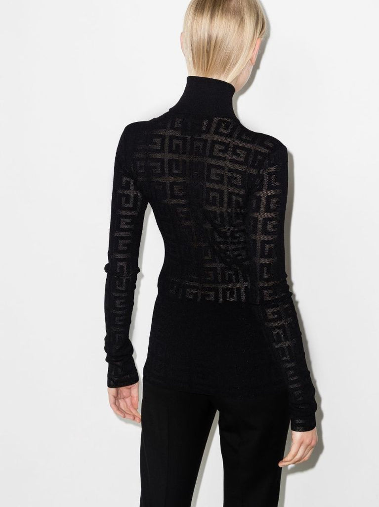 4g Monogram Jacquard Top