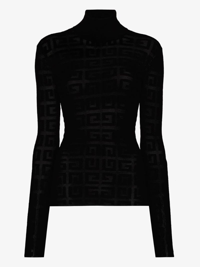 4g Monogram Jacquard Top