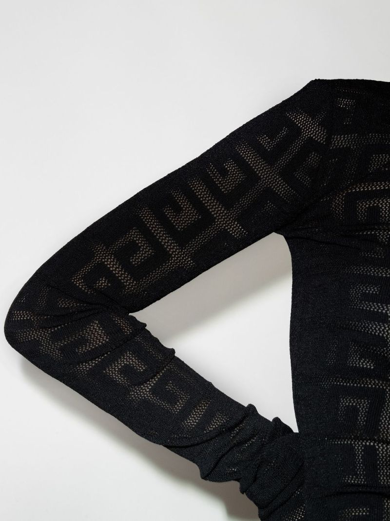 4g Monogram Jacquard Top