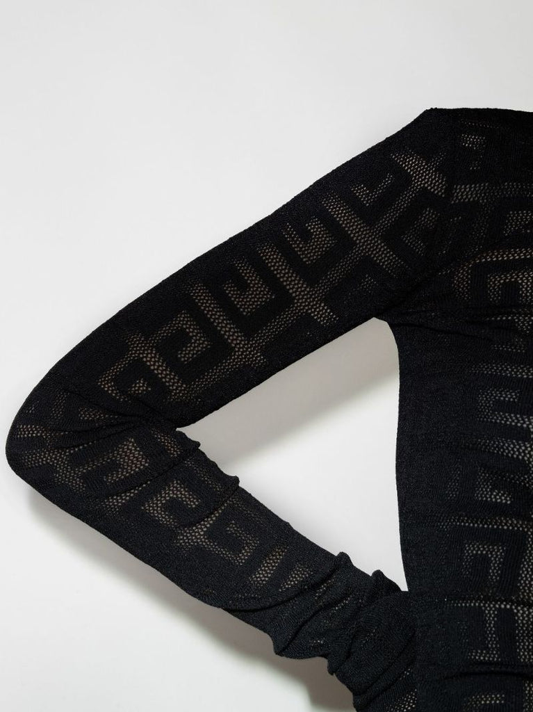 4g Monogram Jacquard Top