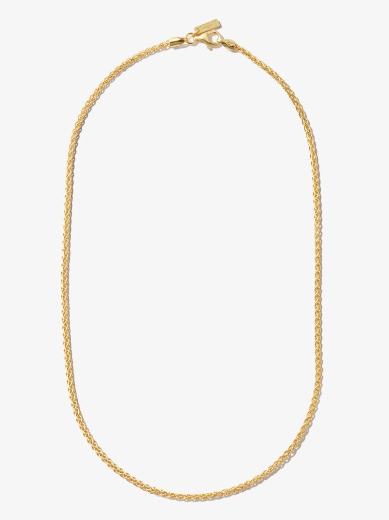 Gold-plated Rope Chain Necklace