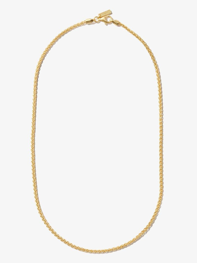 Gold-plated Rope Chain Necklace