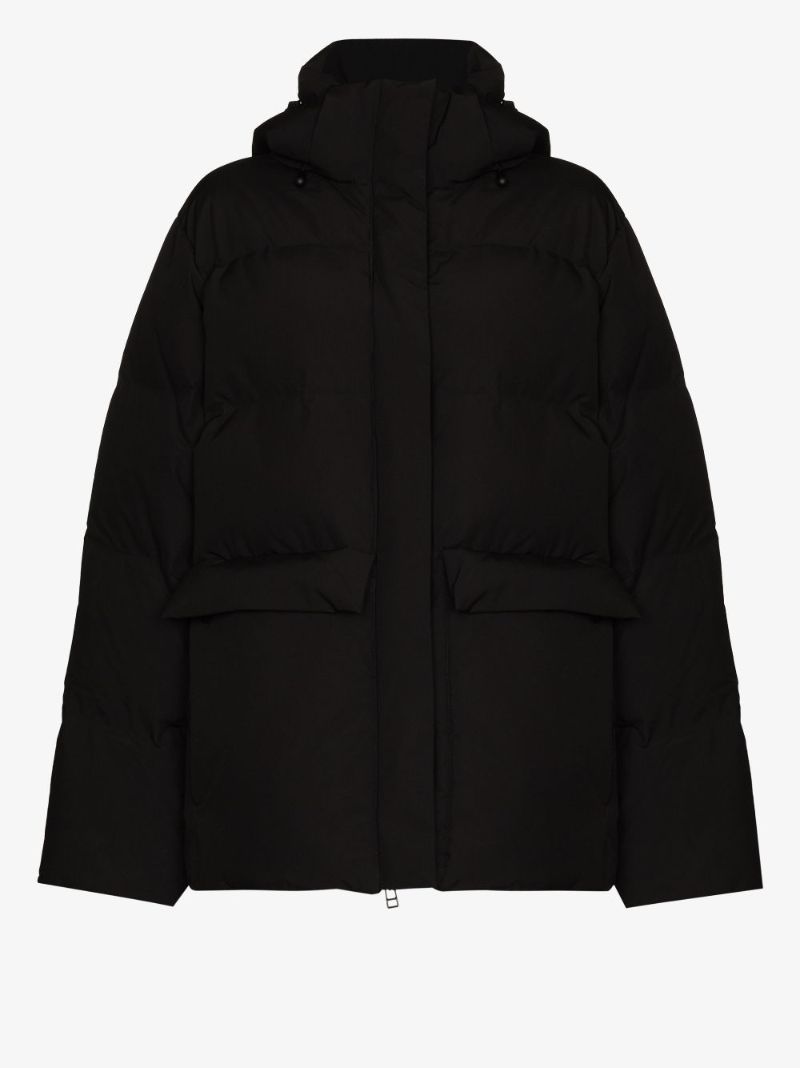 Black Besseggen Hooded Quilted Jacket