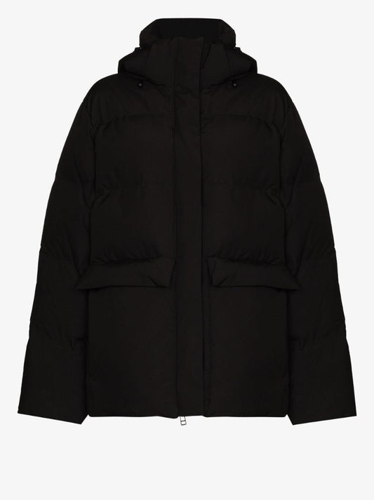 Black Besseggen Hooded Quilted Jacket