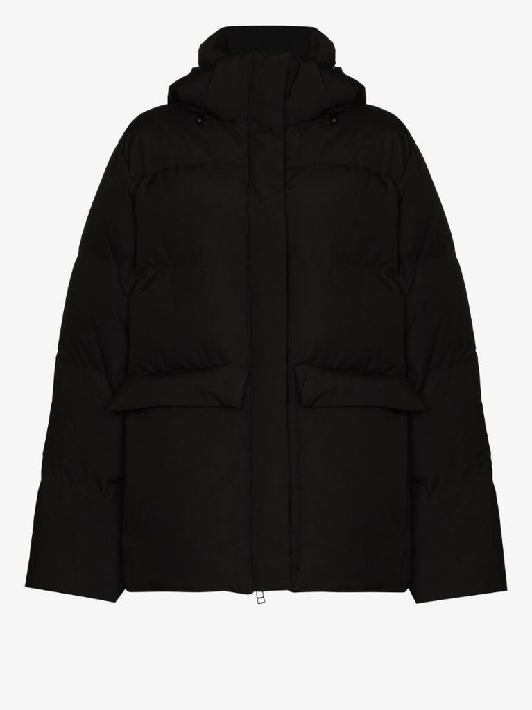 Black Besseggen Hooded Quilted Jacket