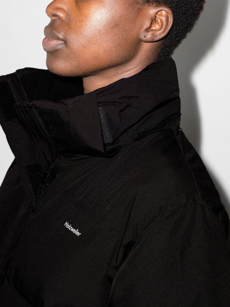 Black Besseggen Hooded Quilted Jacket