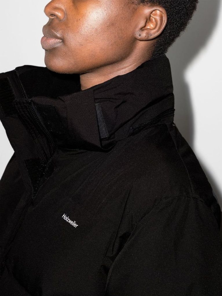 Black Besseggen Hooded Quilted Jacket