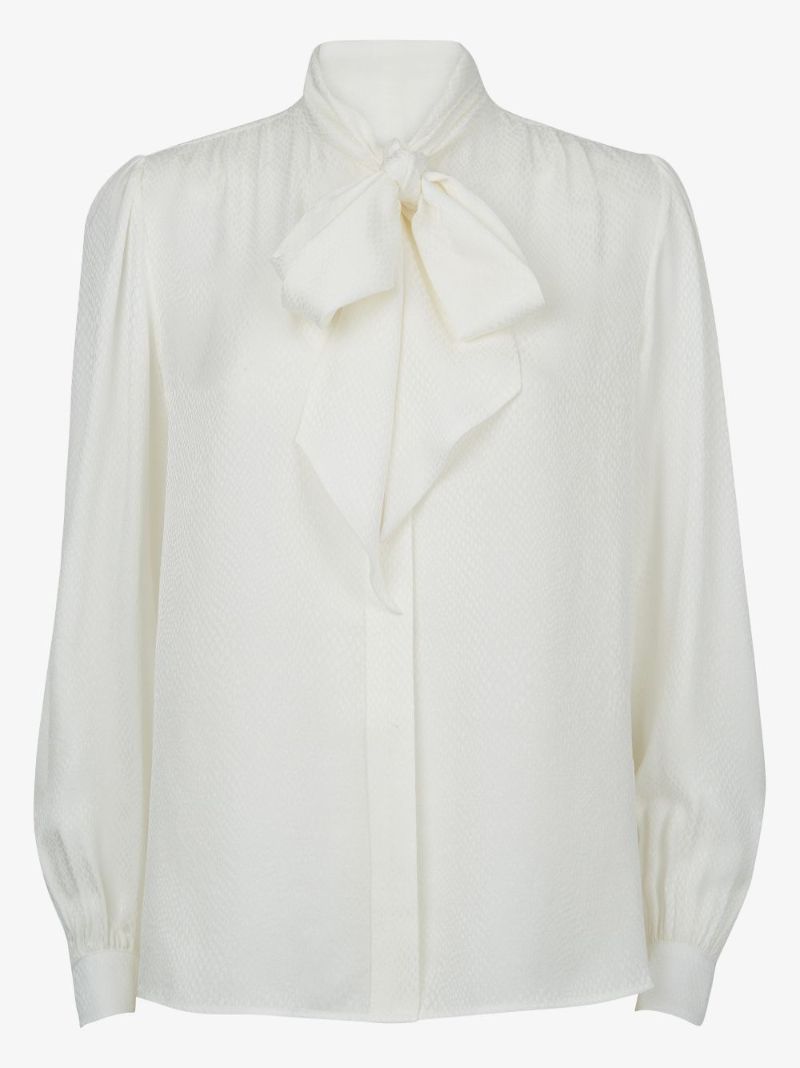 White Silk Shirt