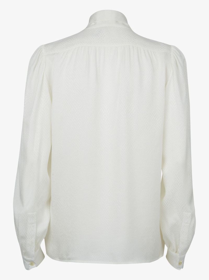 White Silk Shirt