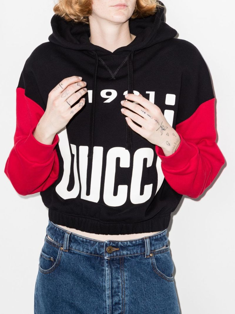 Black 1921 Cotton Hoodie