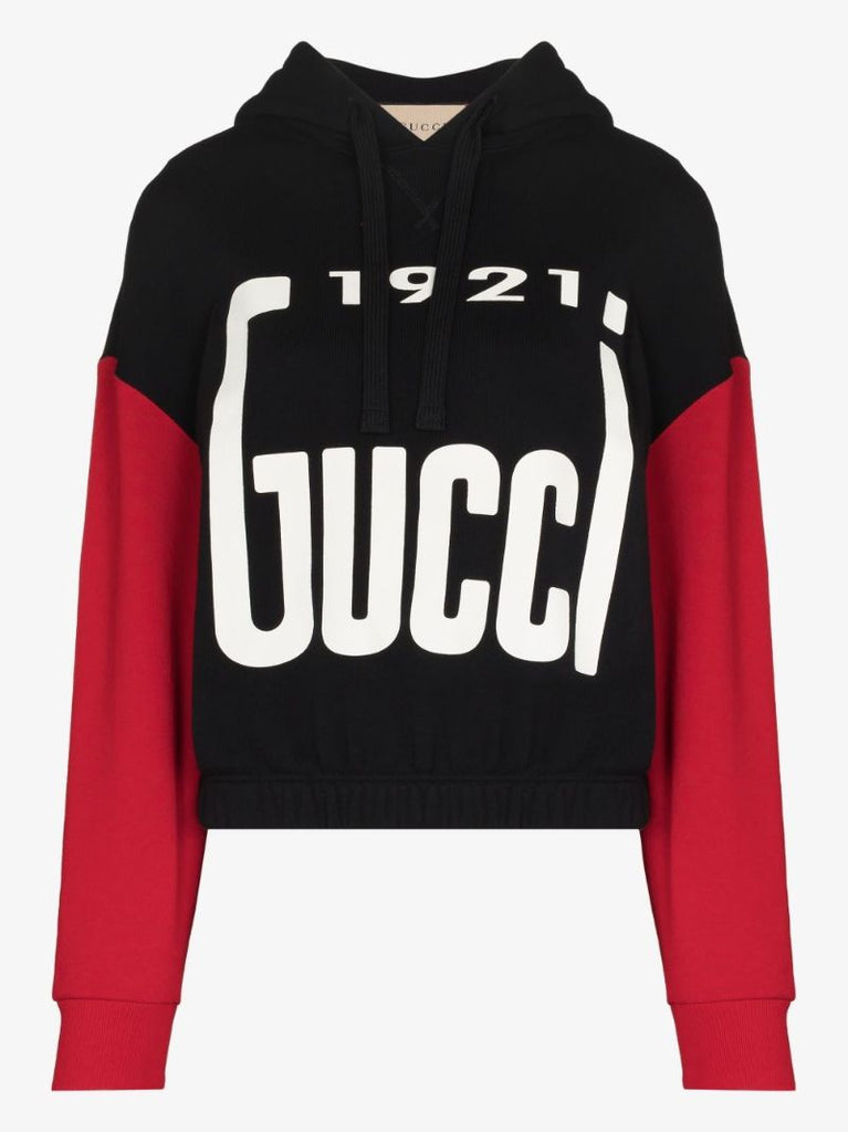 Black 1921 Cotton Hoodie