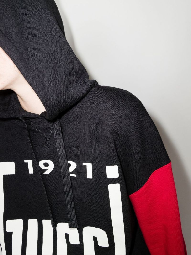 Black 1921 Cotton Hoodie