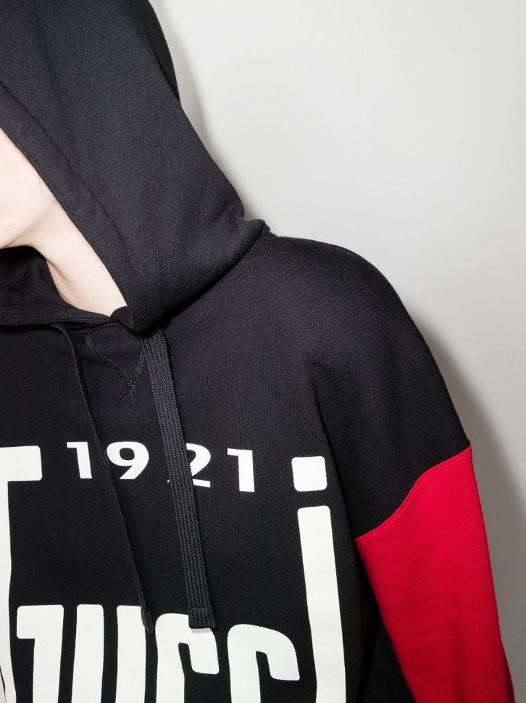 Black 1921 Cotton Hoodie