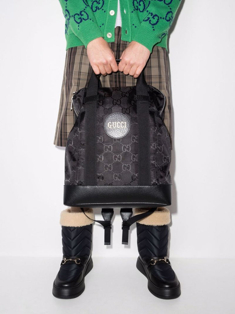 Black Off the Grid Monogram Backpack