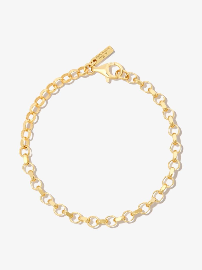 Gold-plated Belcher Chain Bracelet