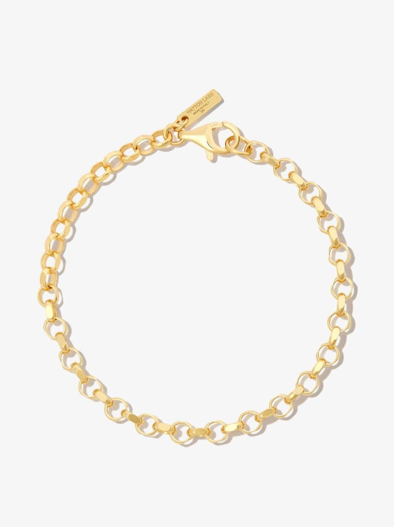 Gold-plated Belcher Chain Bracelet