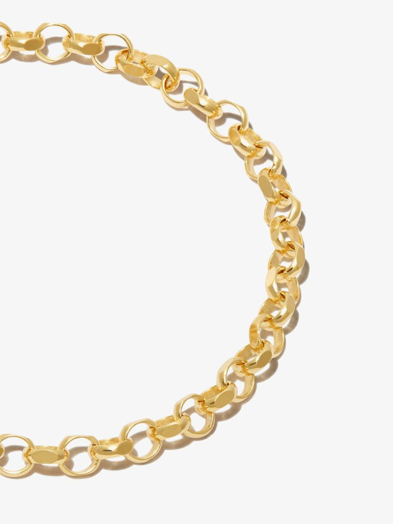 Gold-plated Belcher Chain Bracelet
