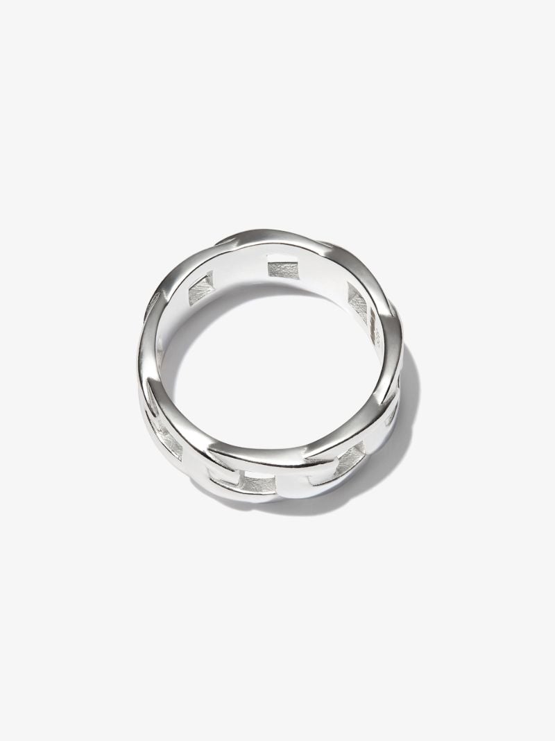 Sterling Silver Cuban Link Ring
