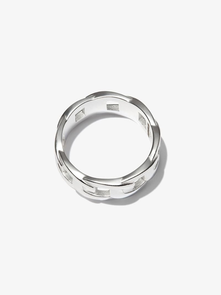 Sterling Silver Cuban Link Ring