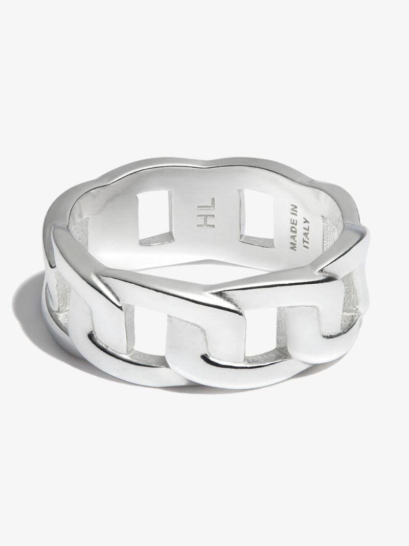 Sterling Silver Cuban Link Ring