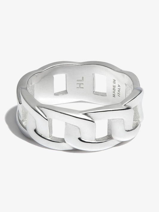 Sterling Silver Cuban Link Ring