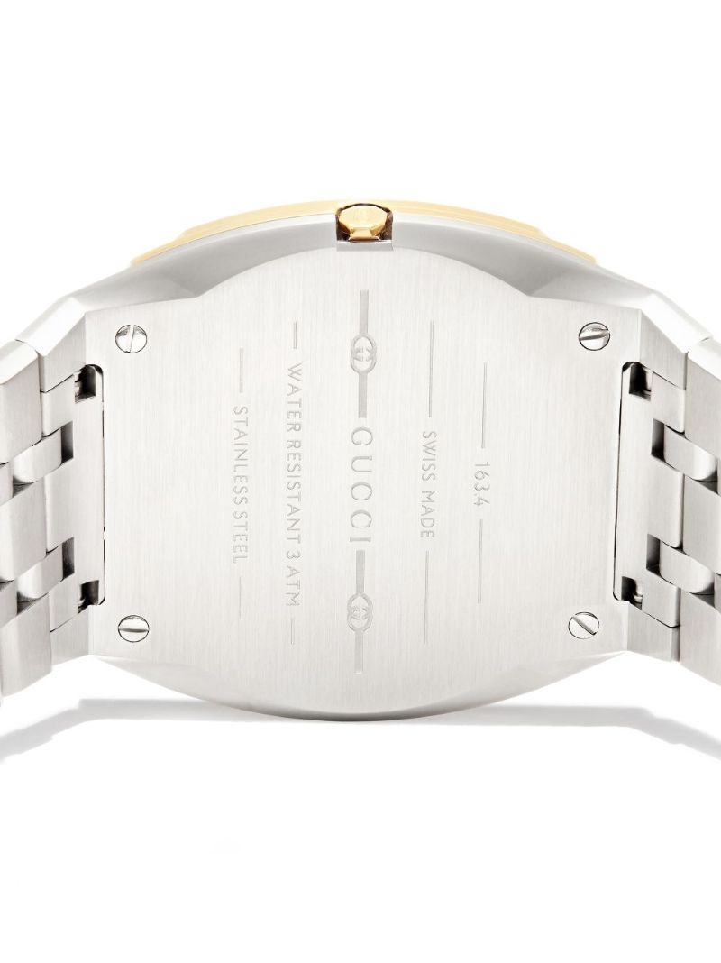 Stainless Steel Gucci 25h Watch