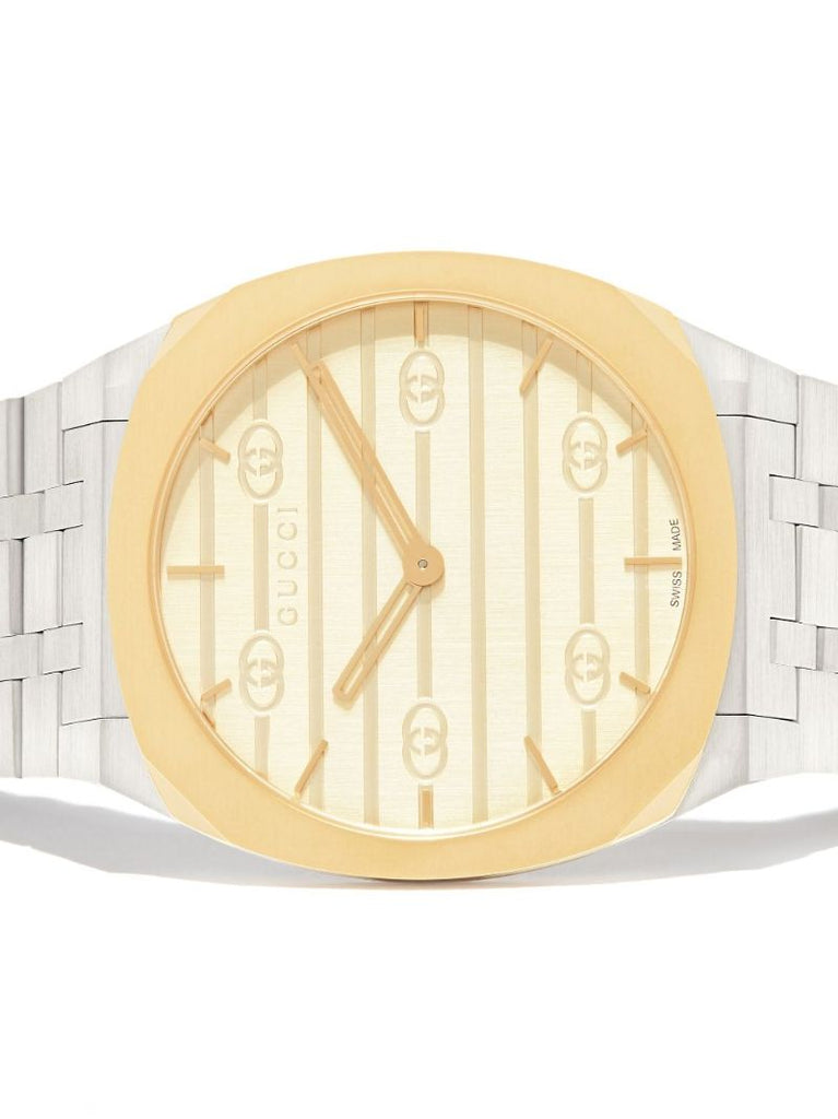 Stainless Steel Gucci 25h Watch