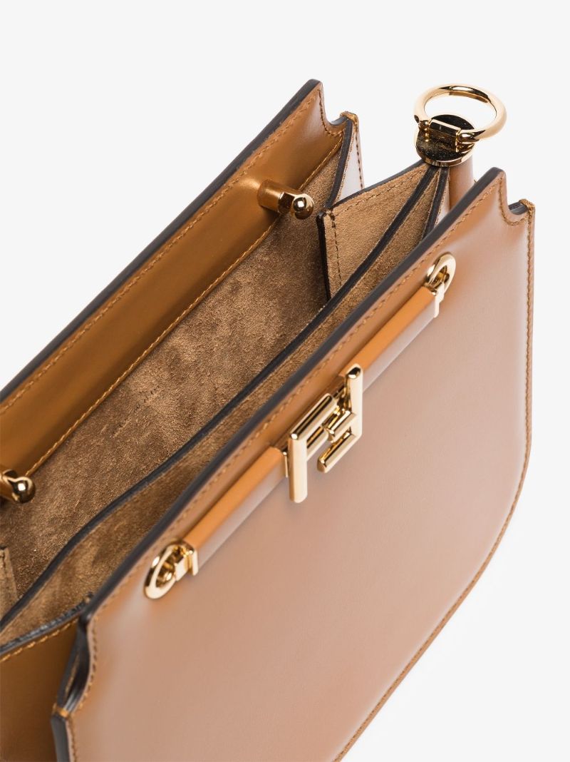 Brown Touch Leather Shoulder Bag