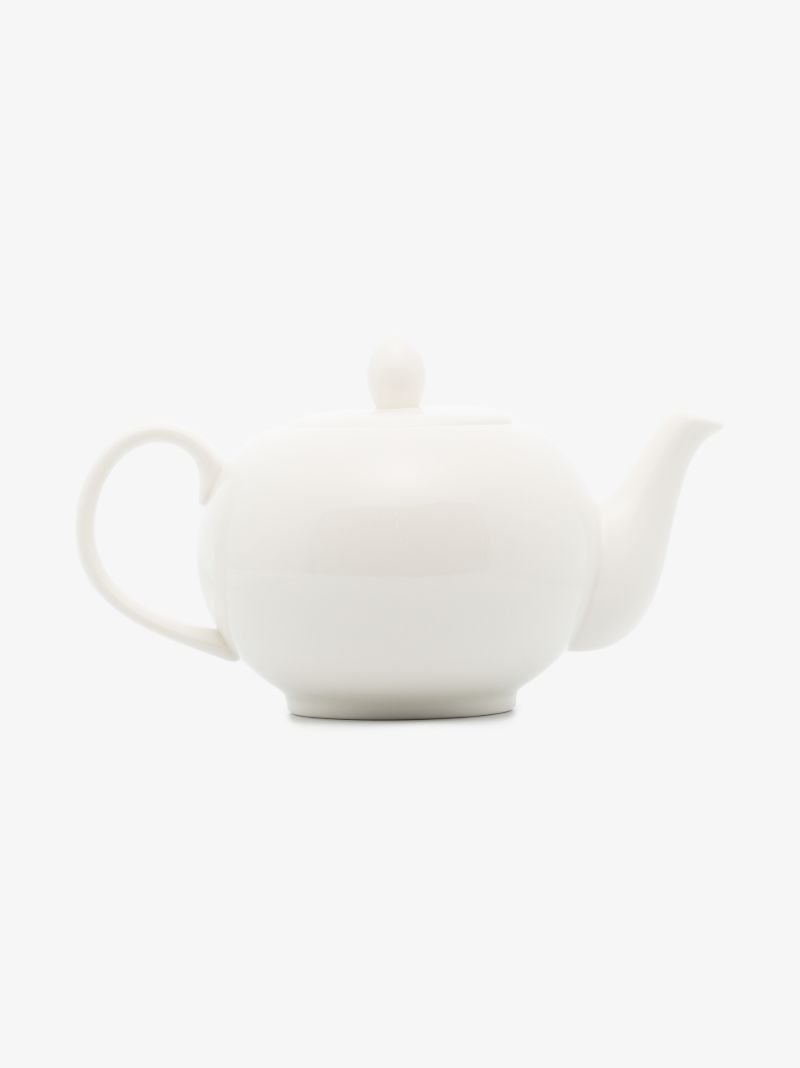 White Undressed Teapot