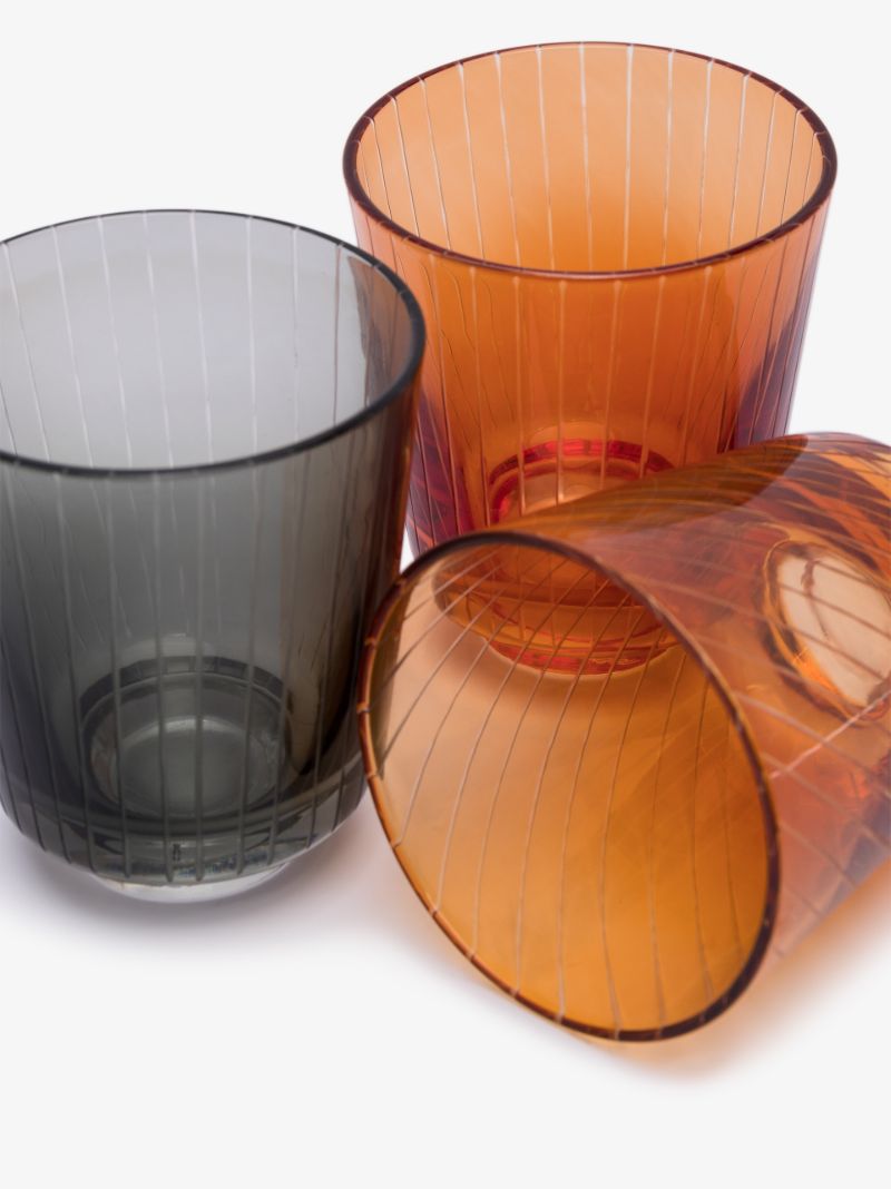 Multicolour Library Glass Set