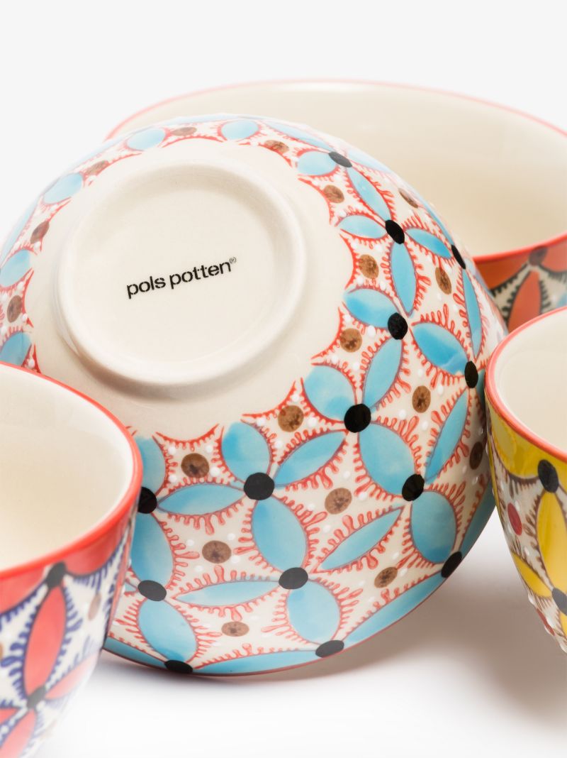 Multicolour Hippy Snack Bowl Set