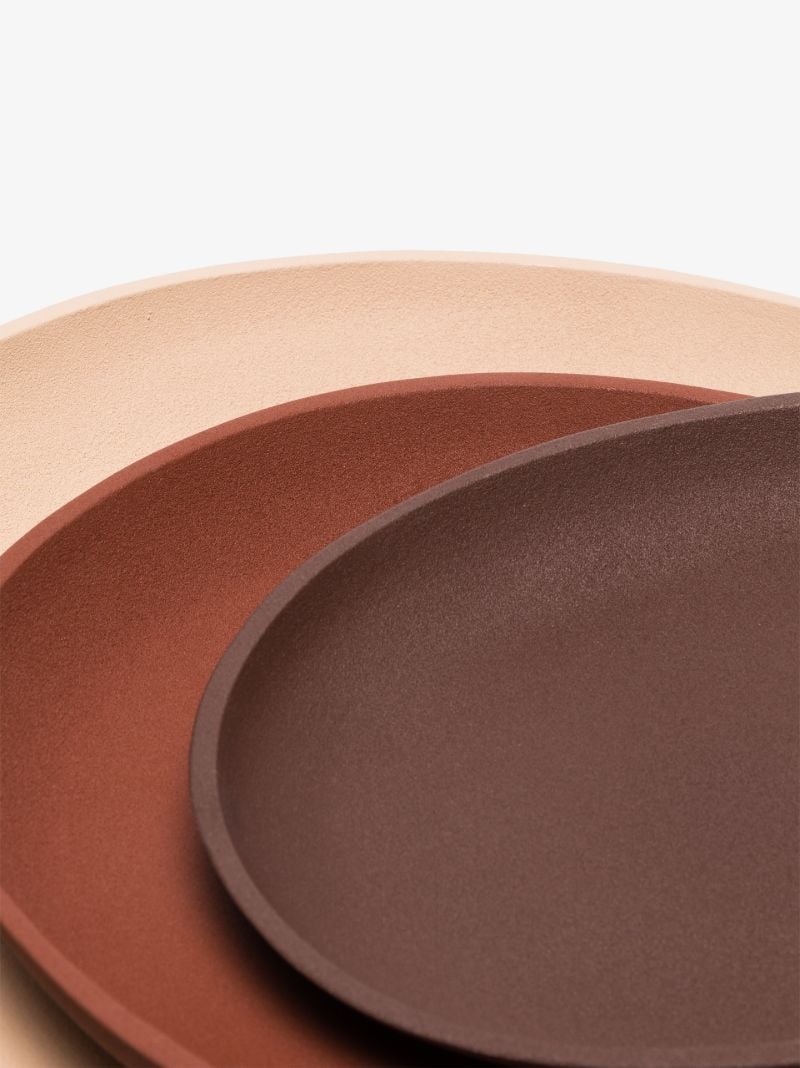 Brown and Neutral Greek Tray Set