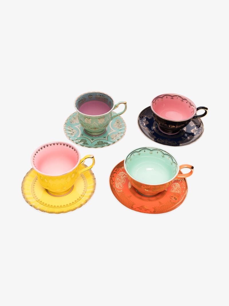 Multicoloured Grandpa Tea Set