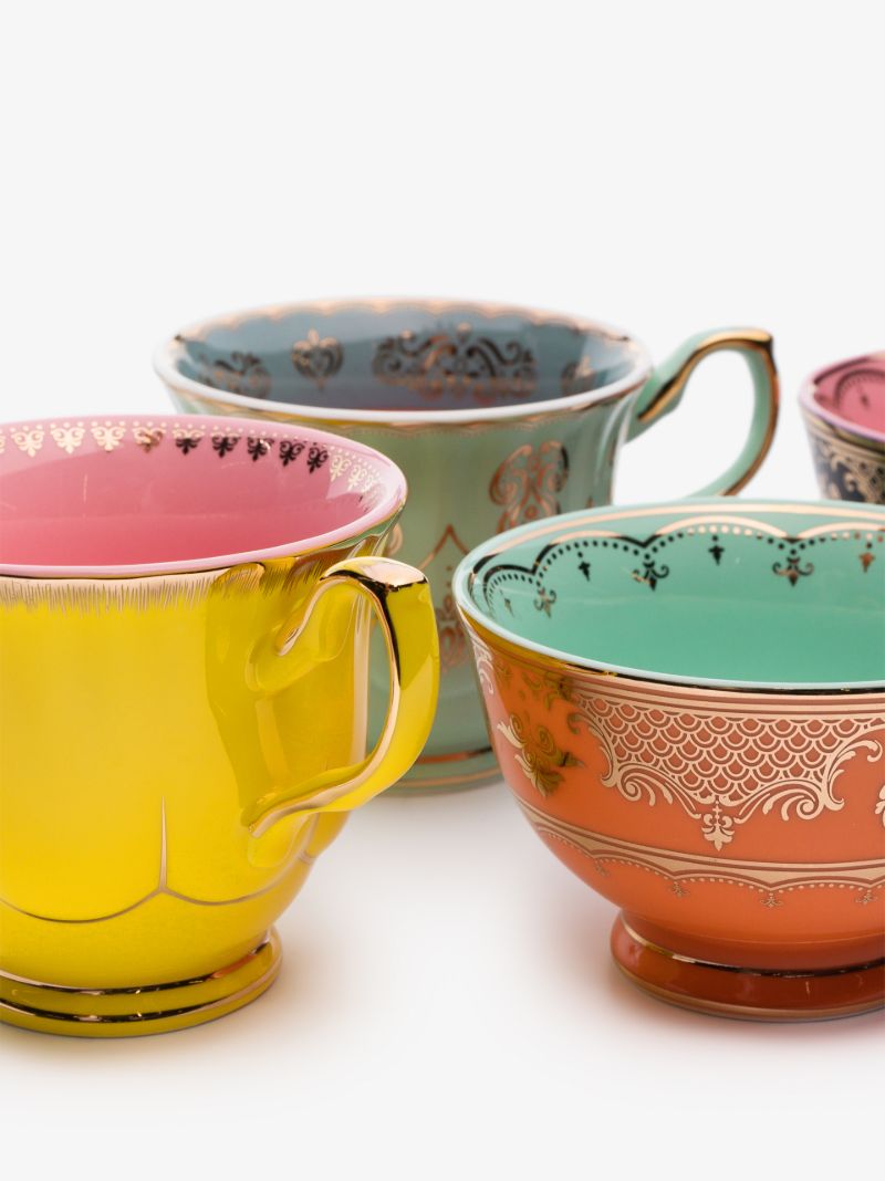 Multicoloured Grandpa Tea Set