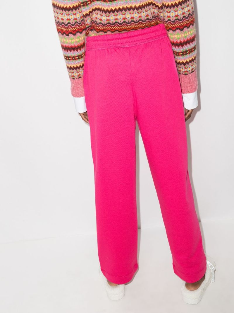 Logo-embroidered Straight Track Pants
