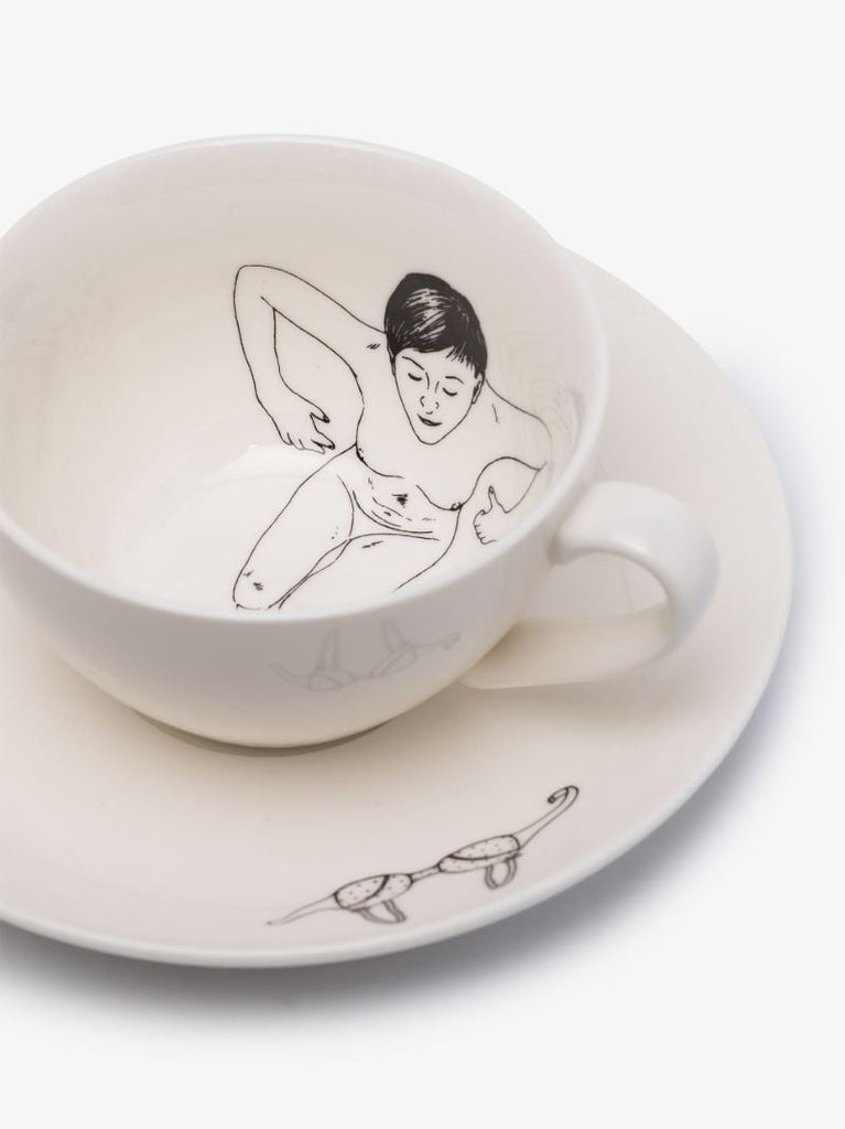 White Undressed Tea Set