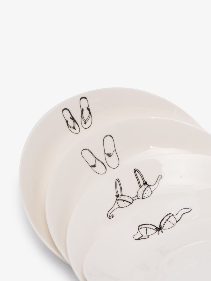 White Undressed Tea Set