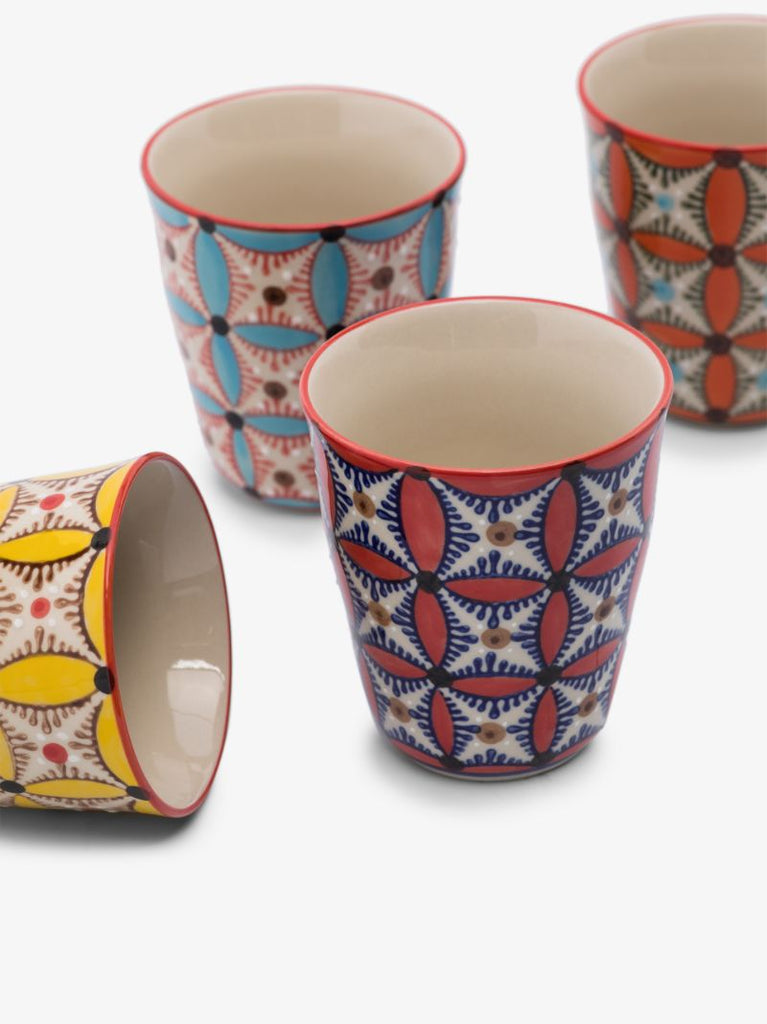 Multicolour Hippy Cup Set