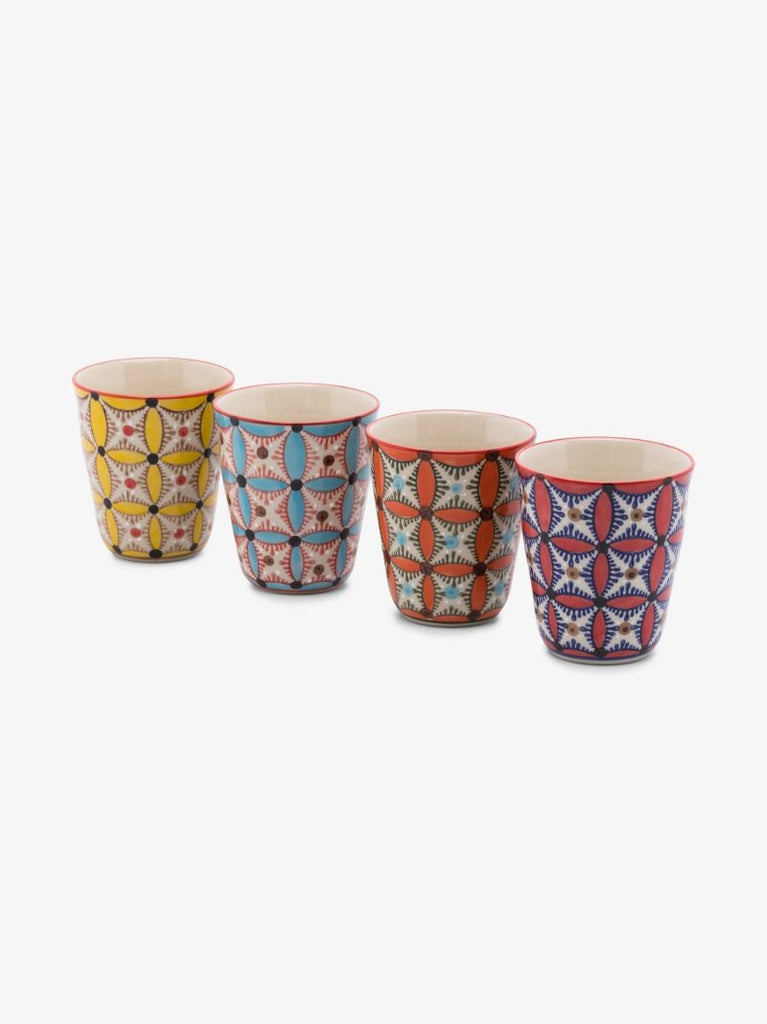 Multicolour Hippy Cup Set