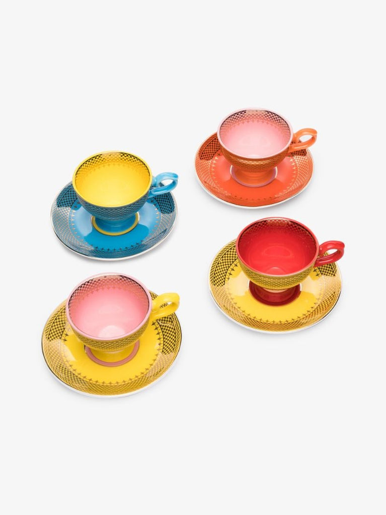 Multicolour Grandpa Espresso Set
