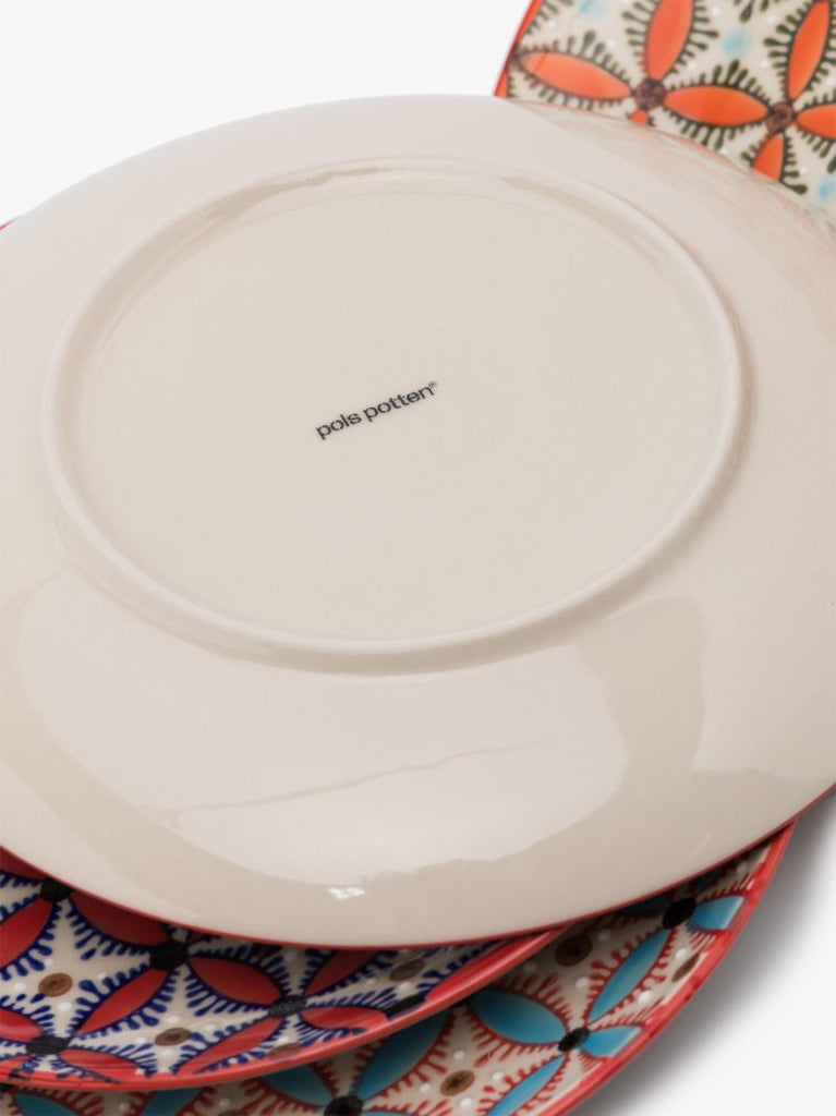 Multicoloured Hippy Side Plate Set